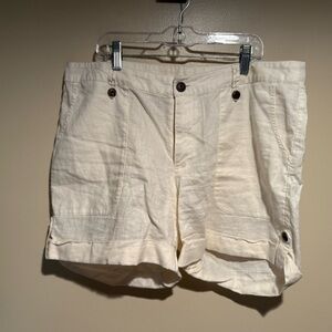 Patagonia Island hemp organic cotton shorts ivory women’s 12